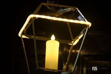 Papá Noel irrumpe en Lomo Magullo en un 4x4/FJS Fotografía.